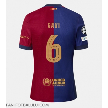 Barcelona Paez Gavi #6 Tricou Fotbal Replică 2024-25 Barbati Acasa
